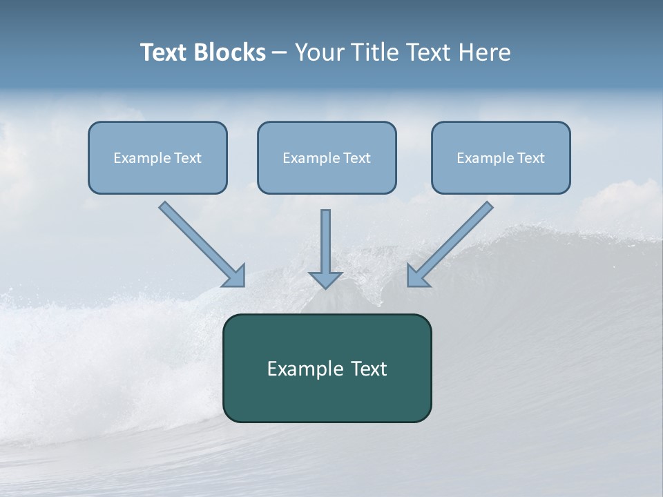 Large Wave Crest PowerPoint Template