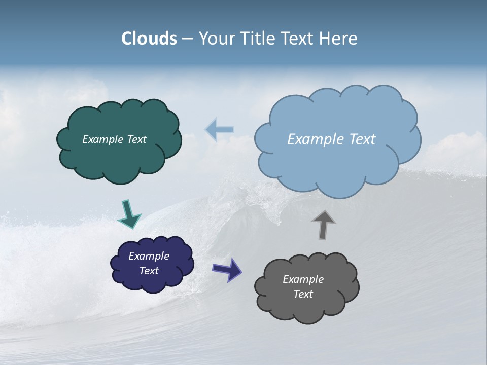 Large Wave Crest PowerPoint Template