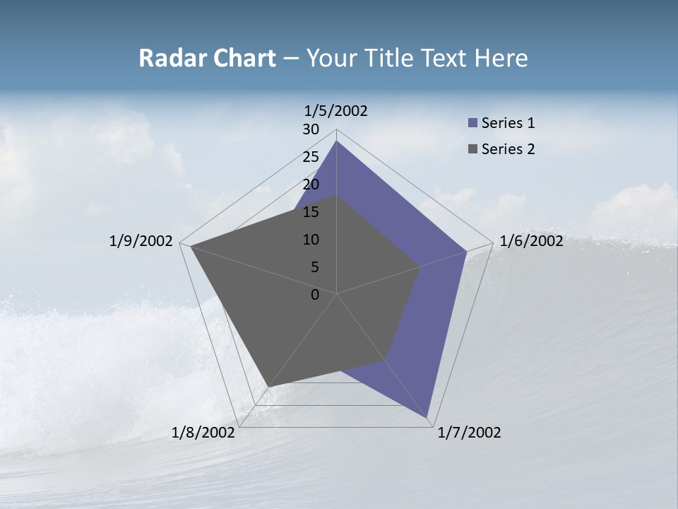 Large Wave Crest PowerPoint Template