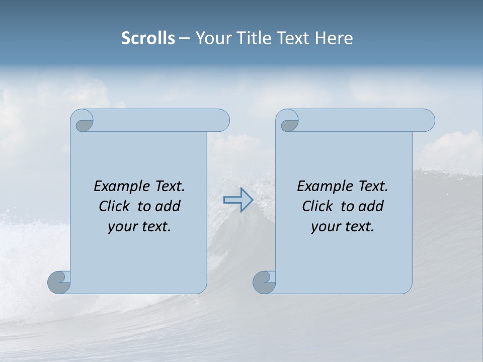 Large Wave Crest PowerPoint Template