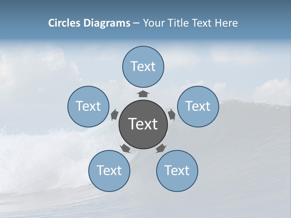 Large Wave Crest PowerPoint Template