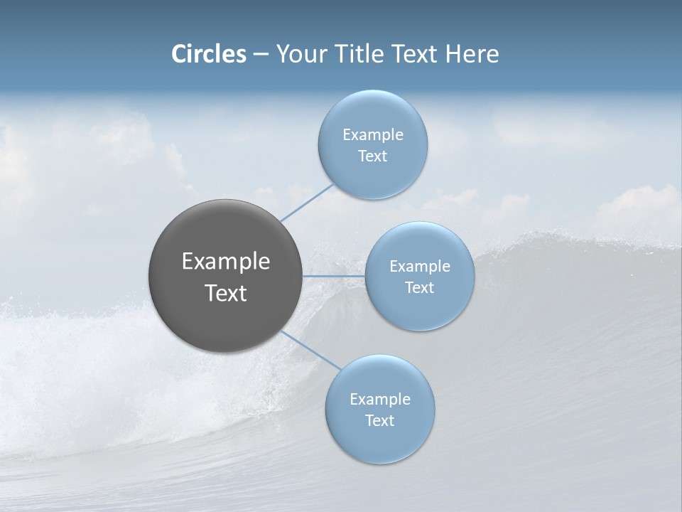 Large Wave Crest PowerPoint Template