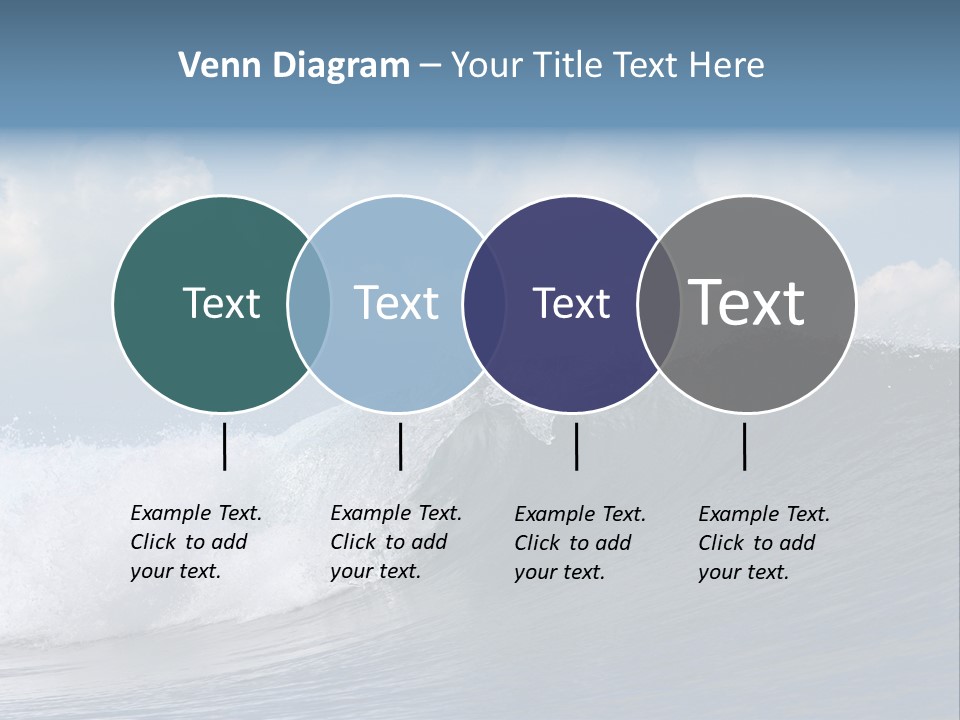 Large Wave Crest PowerPoint Template