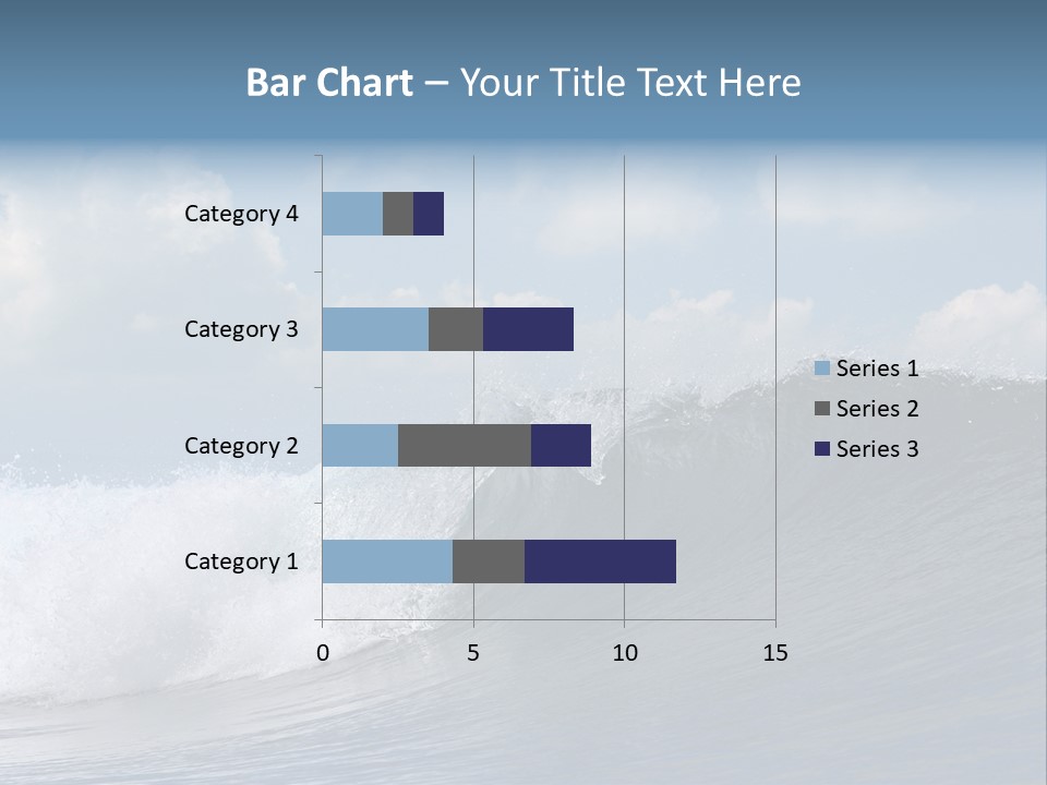 Large Wave Crest PowerPoint Template