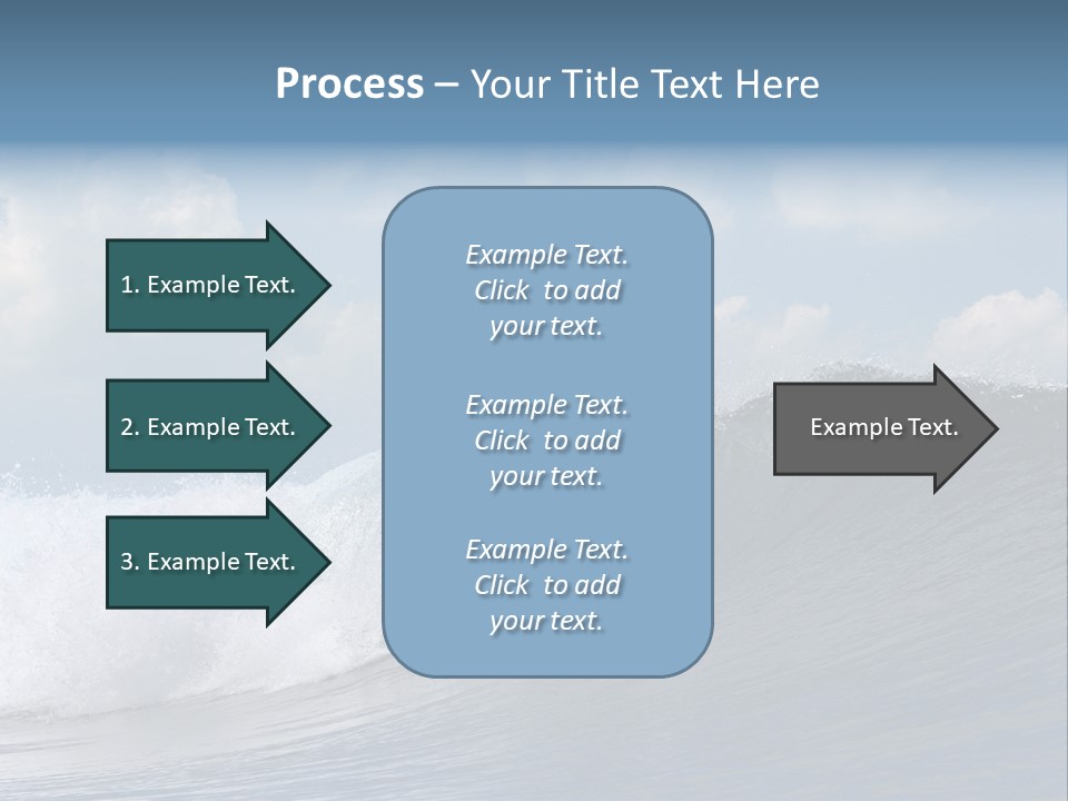 Large Wave Crest PowerPoint Template