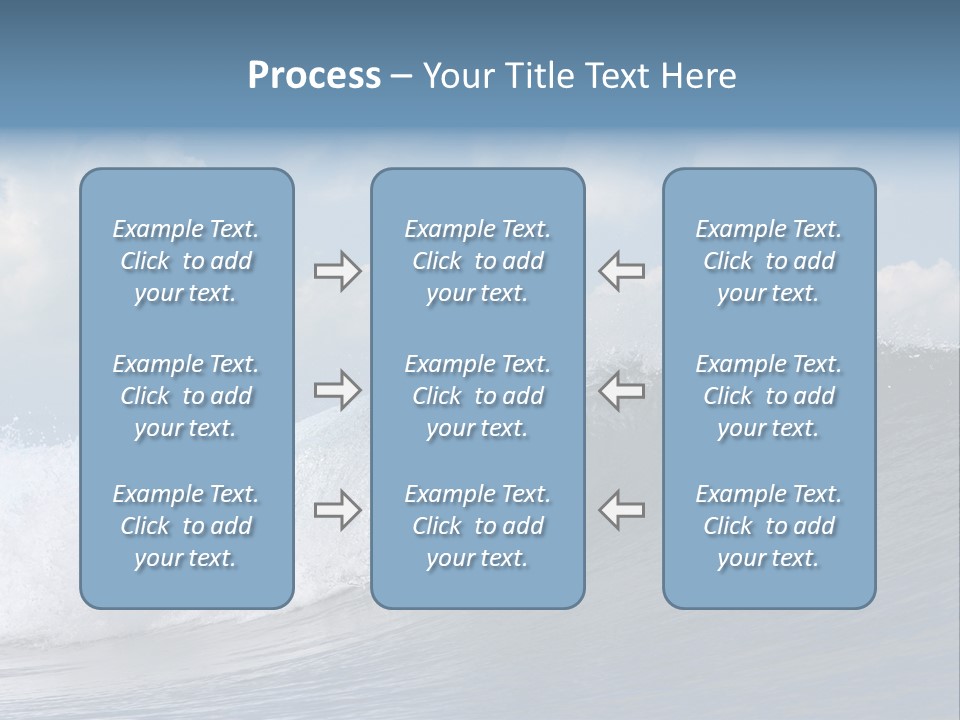 Large Wave Crest PowerPoint Template