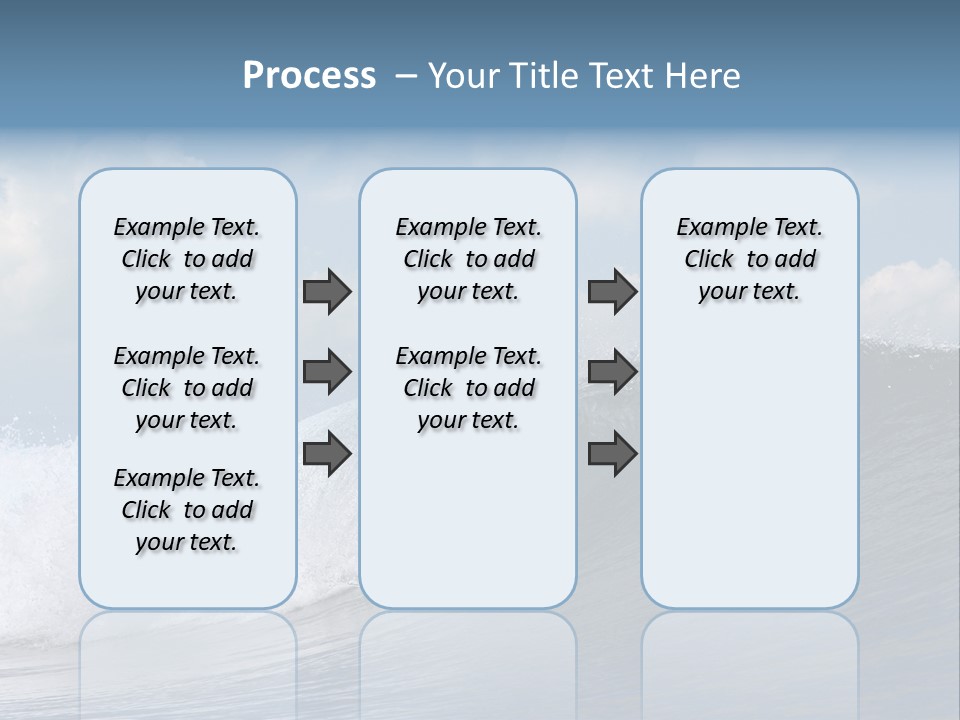 Large Wave Crest PowerPoint Template