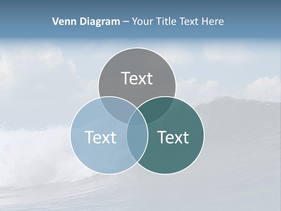 Large Wave Crest PowerPoint Template