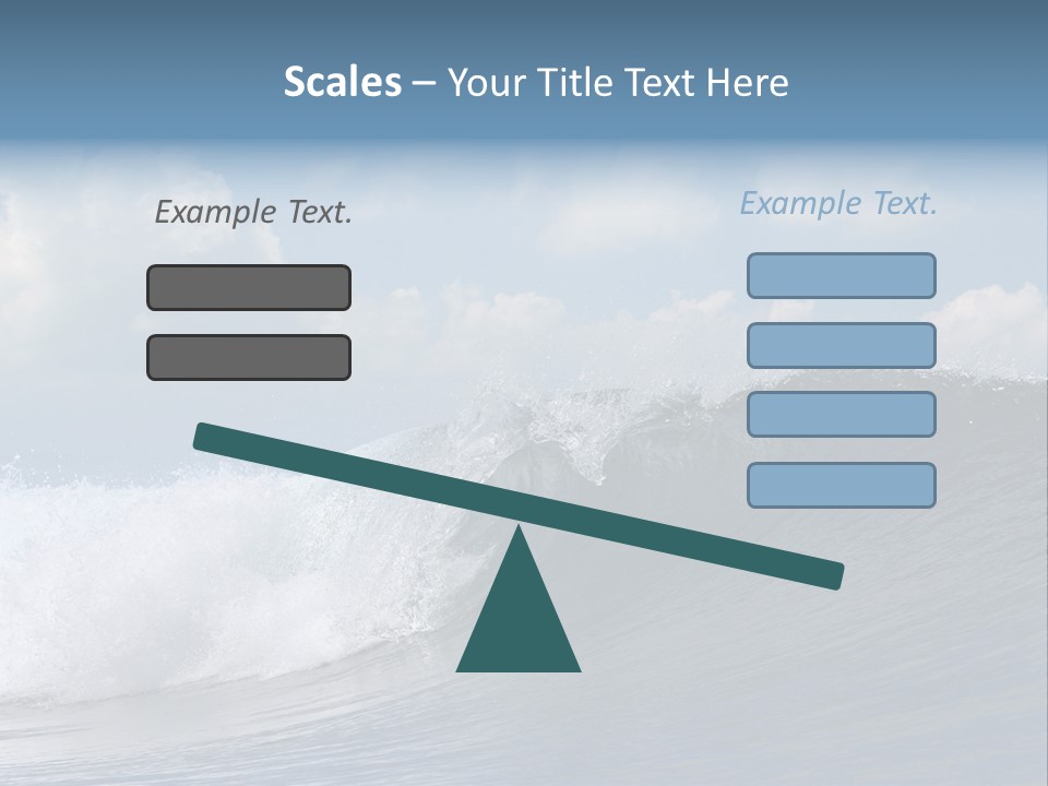 Large Wave Crest PowerPoint Template