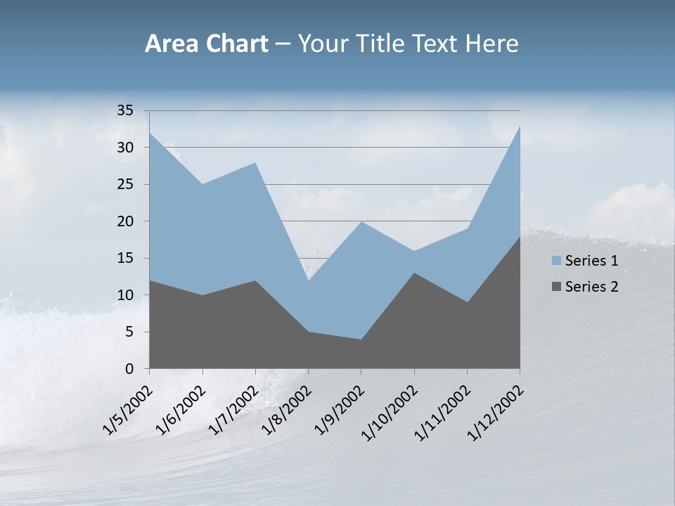 Large Wave Crest PowerPoint Template
