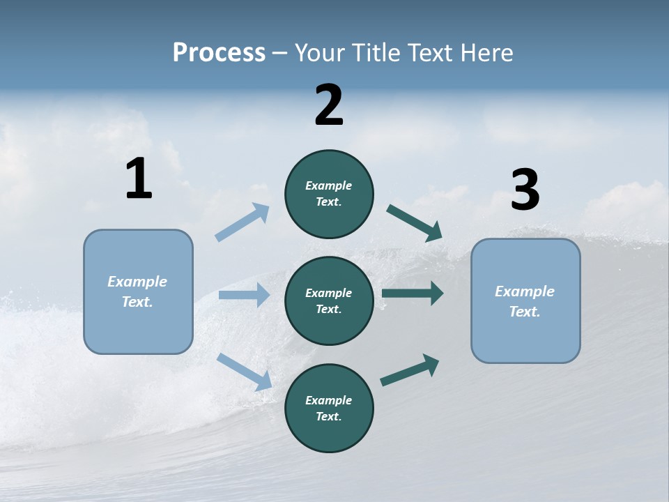 Large Wave Crest PowerPoint Template