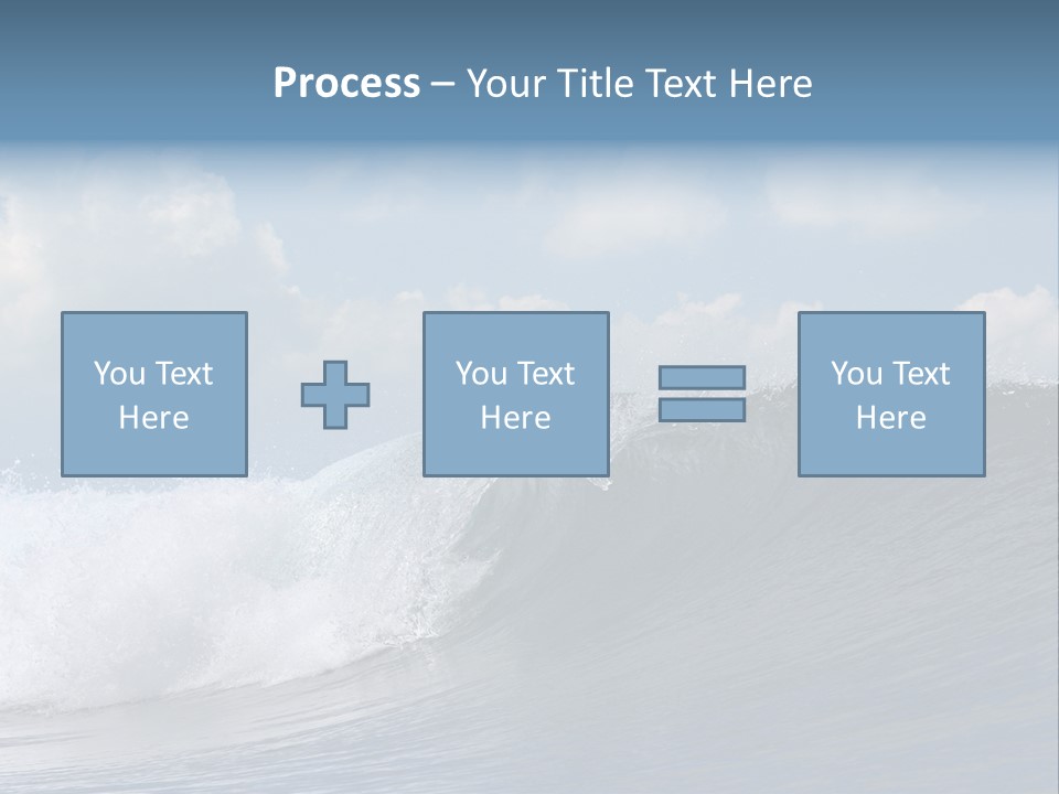 Large Wave Crest PowerPoint Template