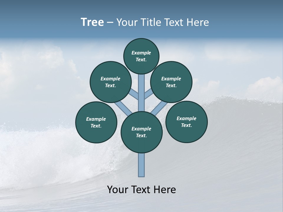 Large Wave Crest PowerPoint Template