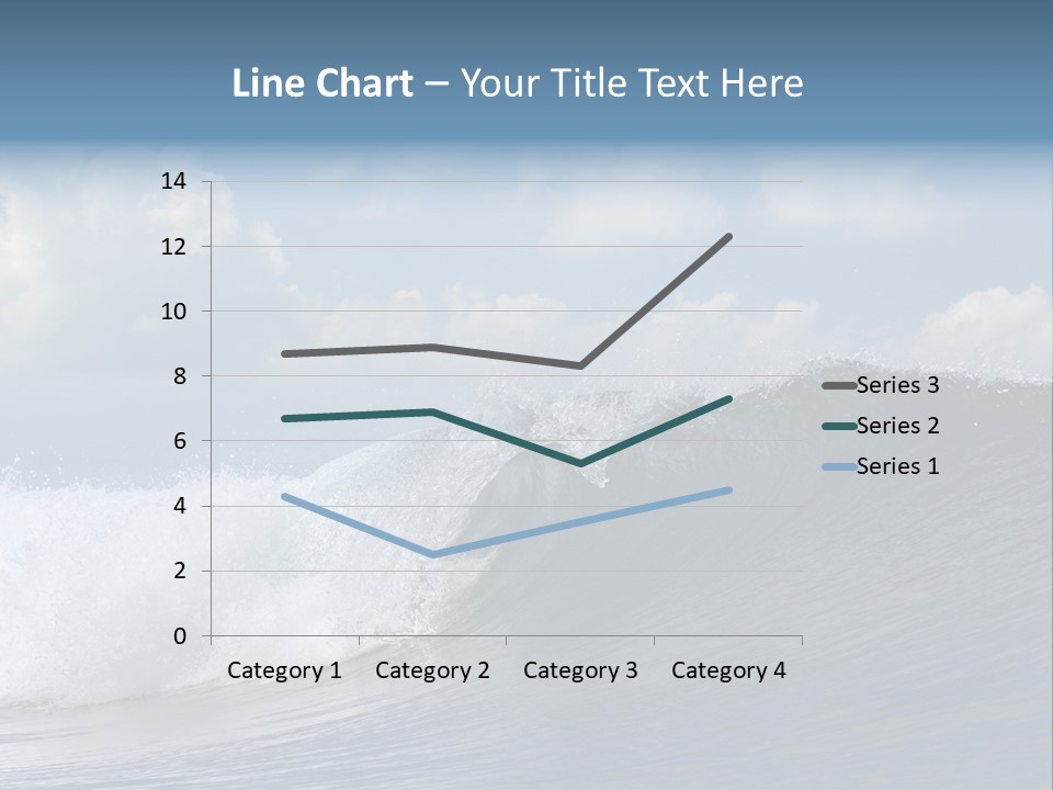 Large Wave Crest PowerPoint Template