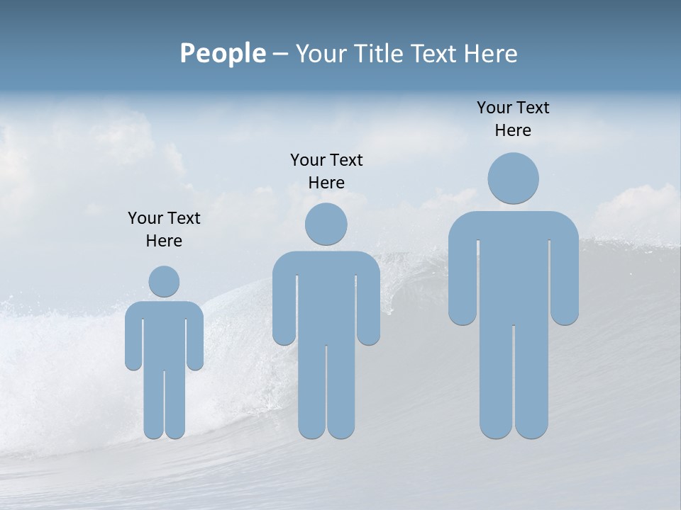 Large Wave Crest PowerPoint Template