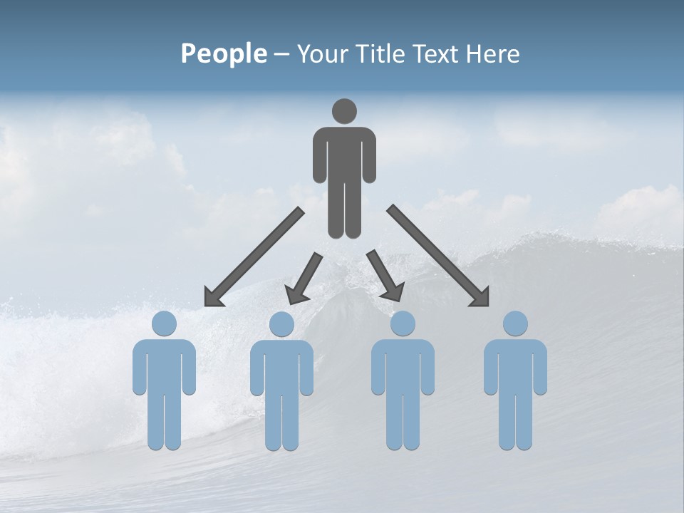 Large Wave Crest PowerPoint Template