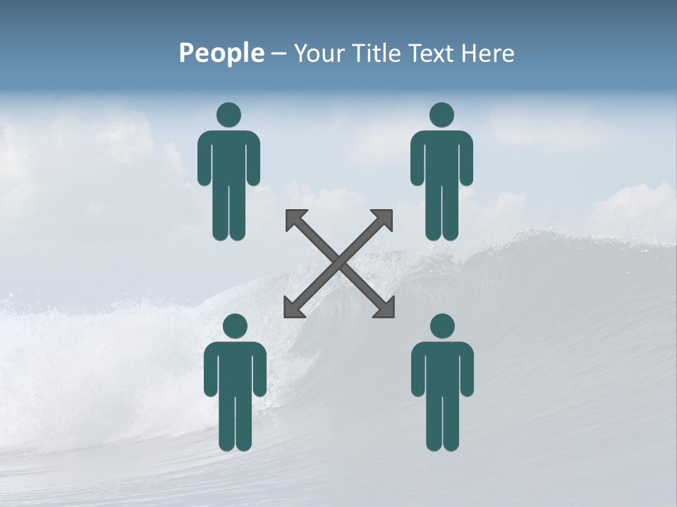 Large Wave Crest PowerPoint Template