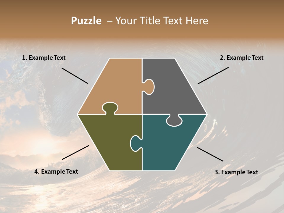 Coast Ripple Horizontal PowerPoint Template