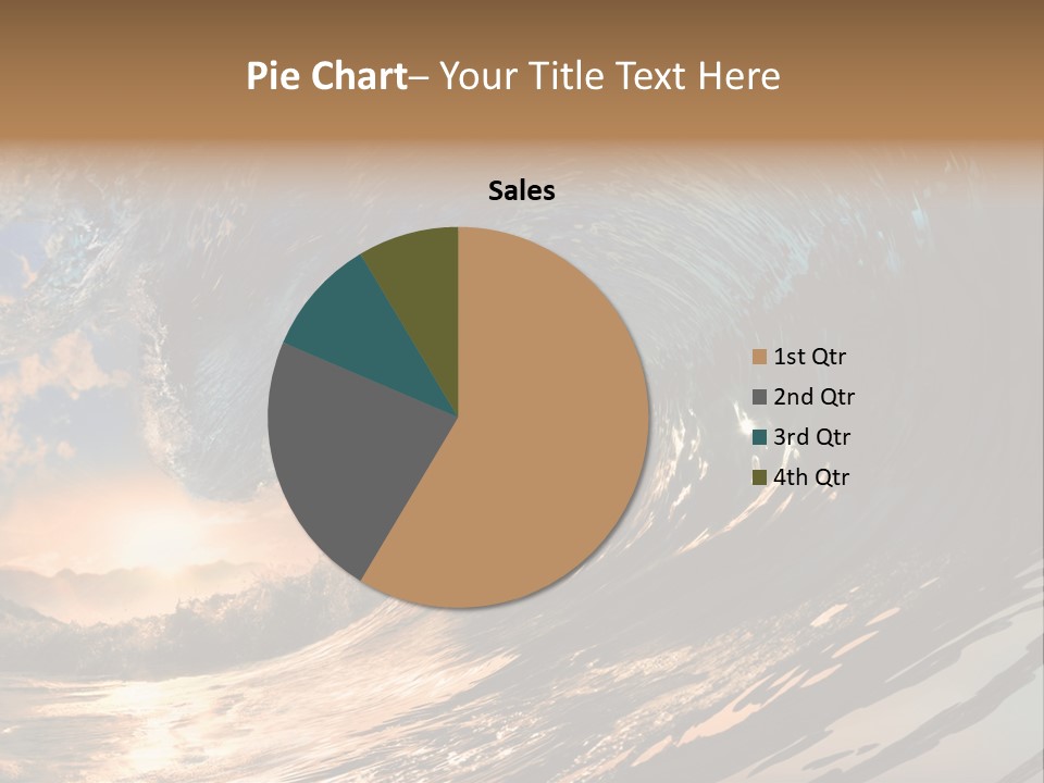 Coast Ripple Horizontal PowerPoint Template