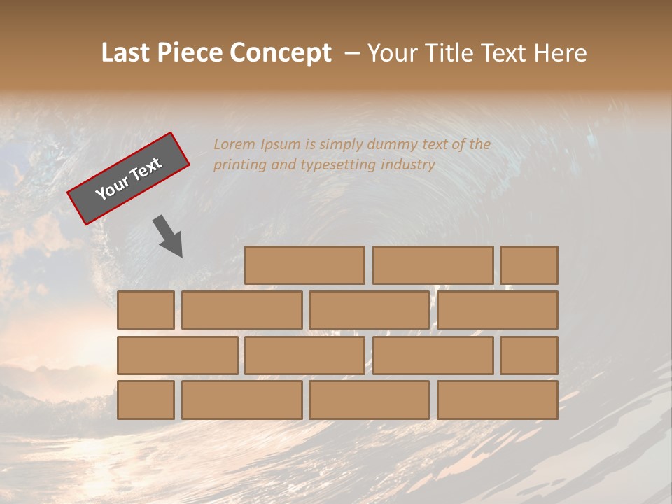 Coast Ripple Horizontal PowerPoint Template