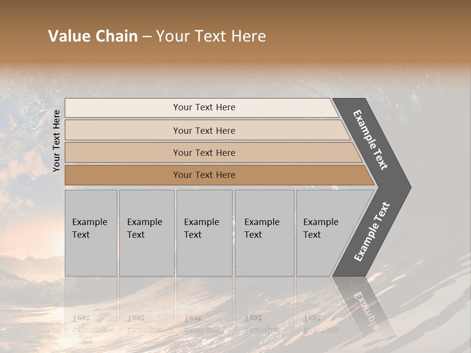 Coast Ripple Horizontal PowerPoint Template