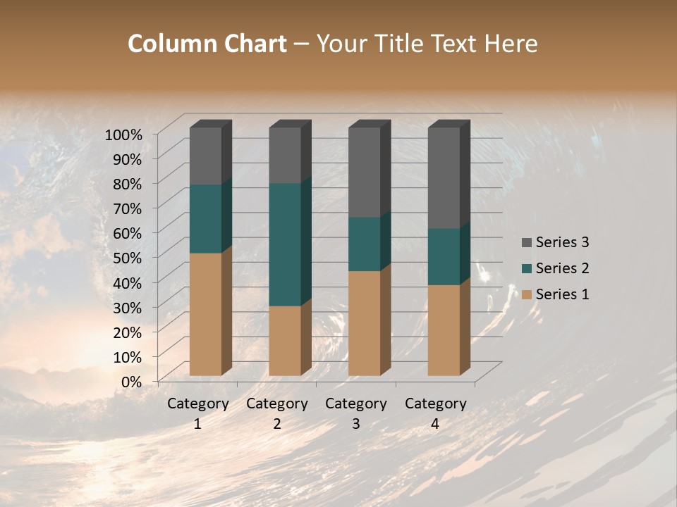 Coast Ripple Horizontal PowerPoint Template