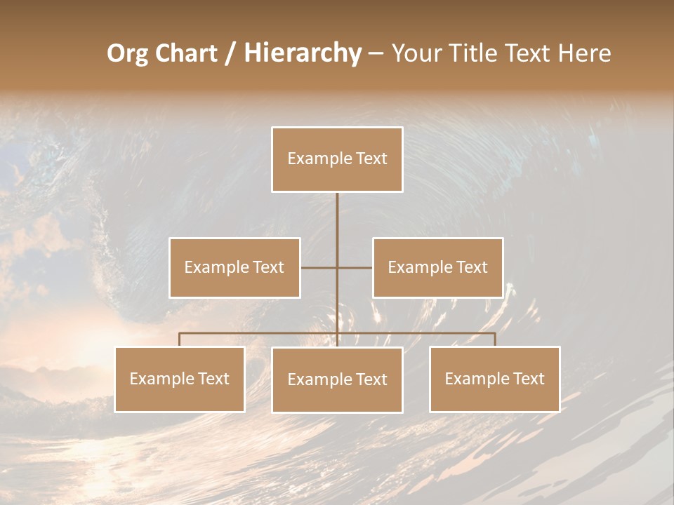 Coast Ripple Horizontal PowerPoint Template
