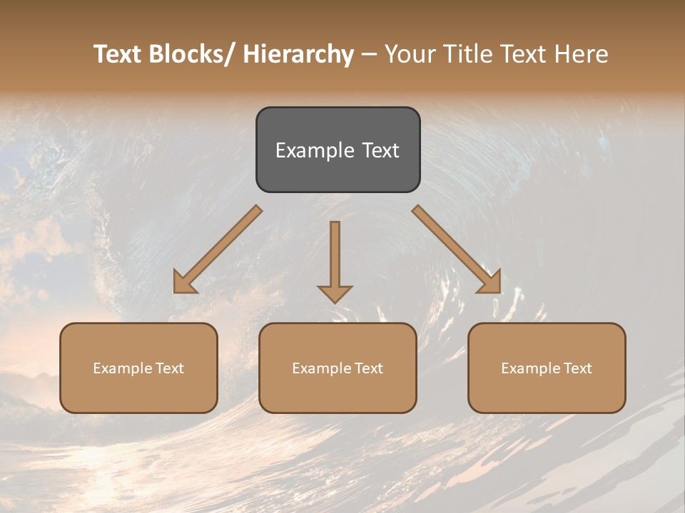 Coast Ripple Horizontal PowerPoint Template
