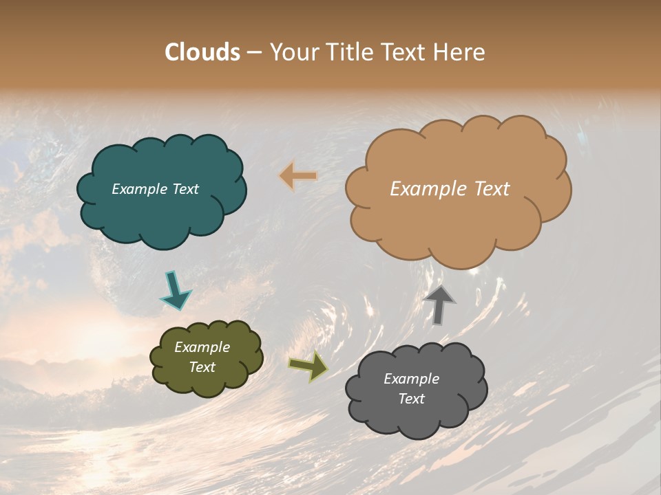 Coast Ripple Horizontal PowerPoint Template