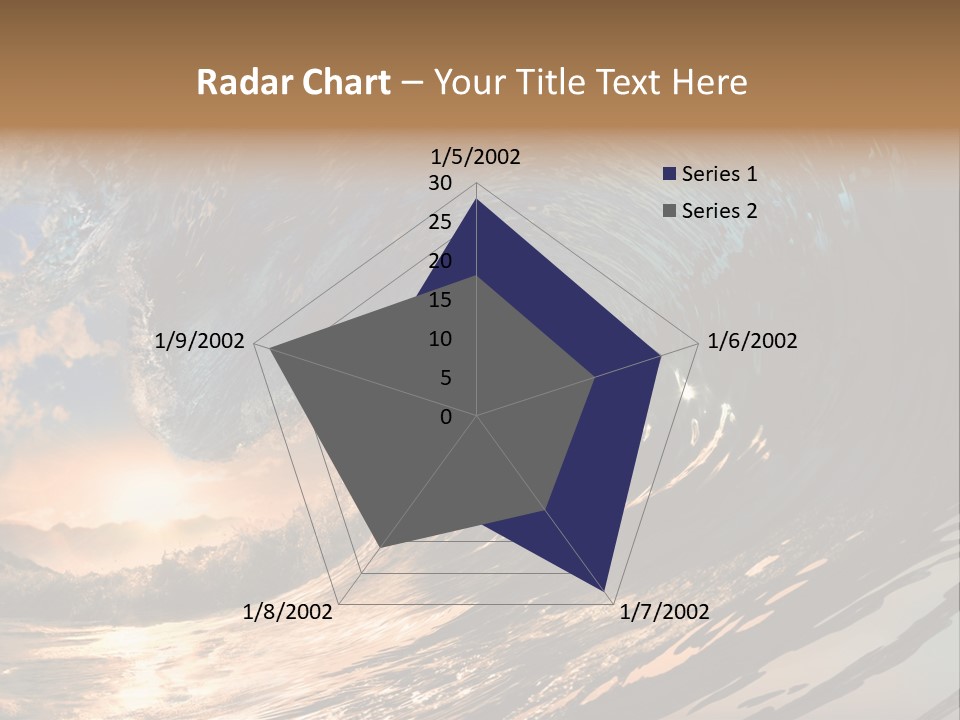 Coast Ripple Horizontal PowerPoint Template