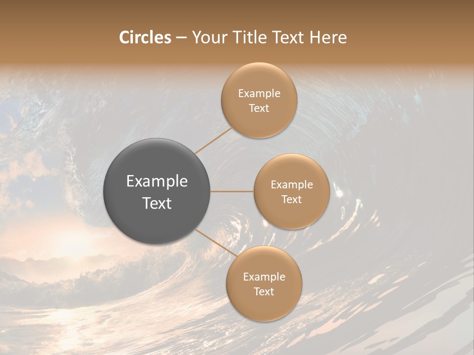 Coast Ripple Horizontal PowerPoint Template