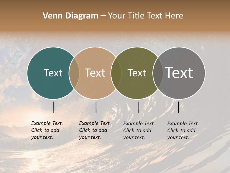 Coast Ripple Horizontal PowerPoint Template