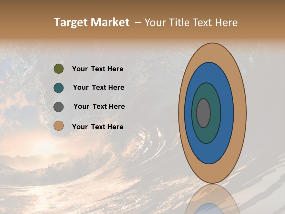 Coast Ripple Horizontal PowerPoint Template