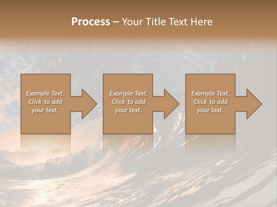 Coast Ripple Horizontal PowerPoint Template