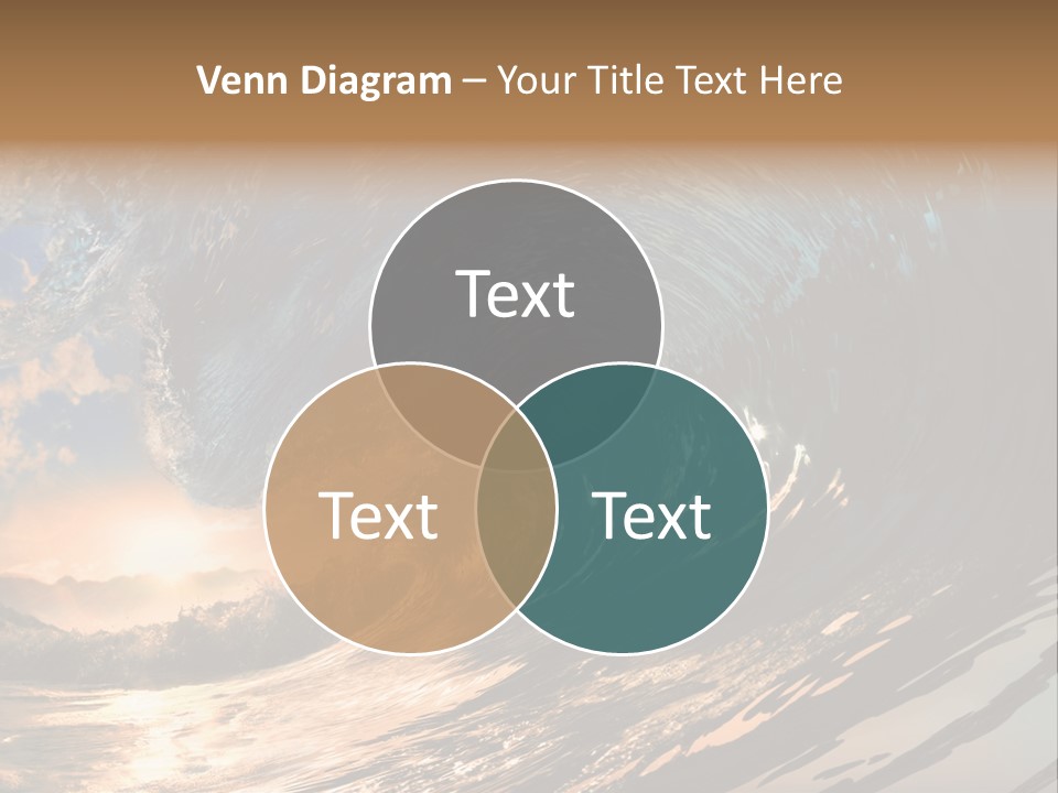 Coast Ripple Horizontal PowerPoint Template