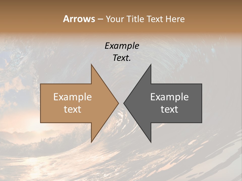 Coast Ripple Horizontal PowerPoint Template