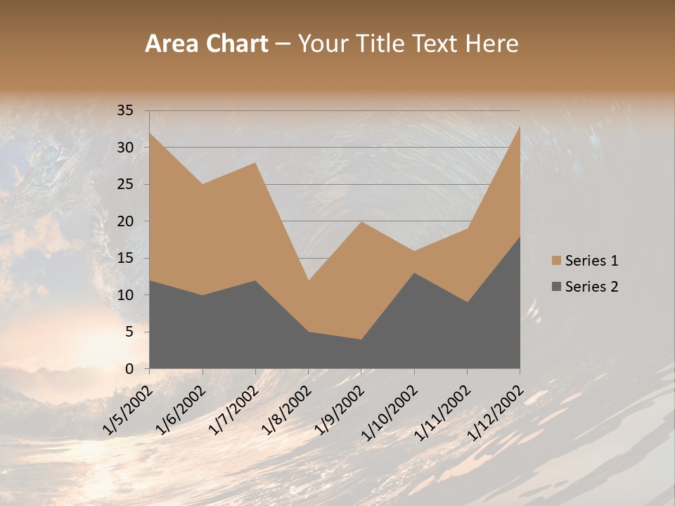 Coast Ripple Horizontal PowerPoint Template