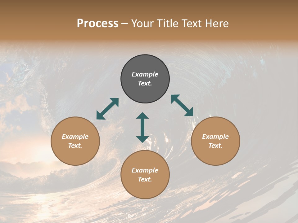 Coast Ripple Horizontal PowerPoint Template