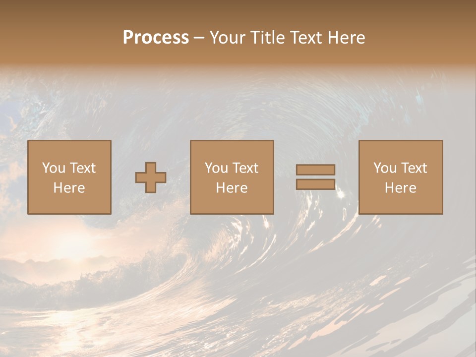 Coast Ripple Horizontal PowerPoint Template