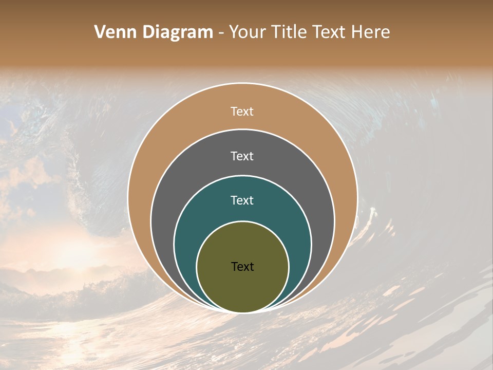 Coast Ripple Horizontal PowerPoint Template