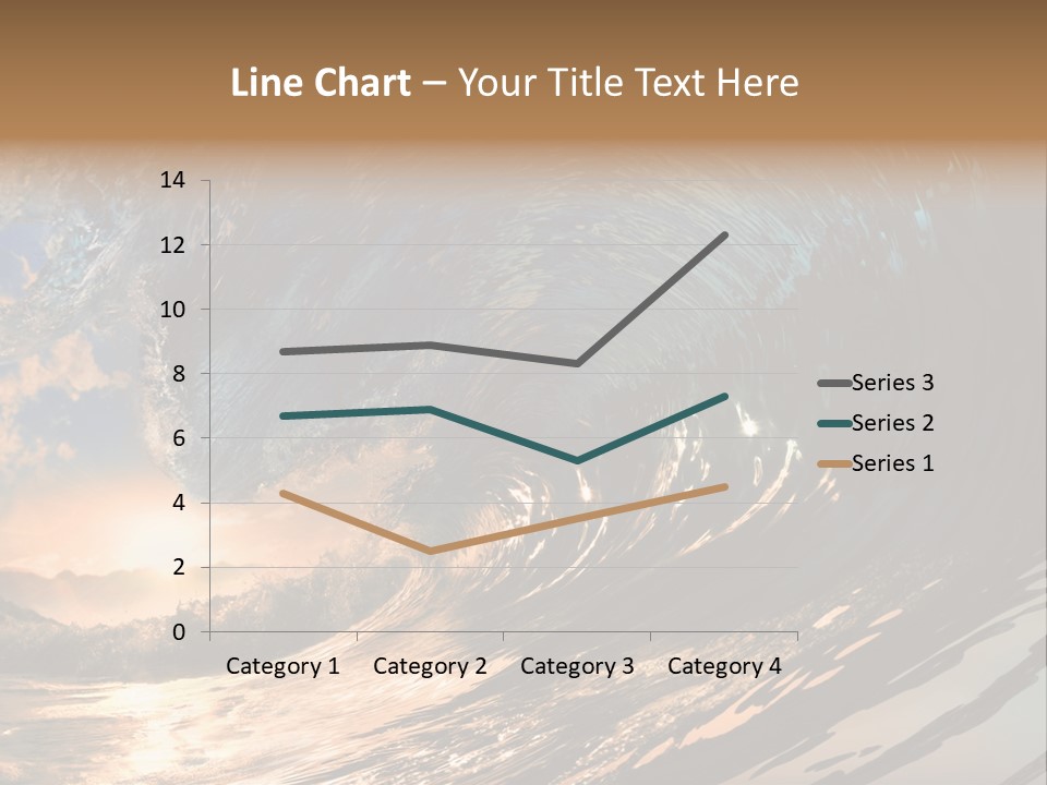 Coast Ripple Horizontal PowerPoint Template