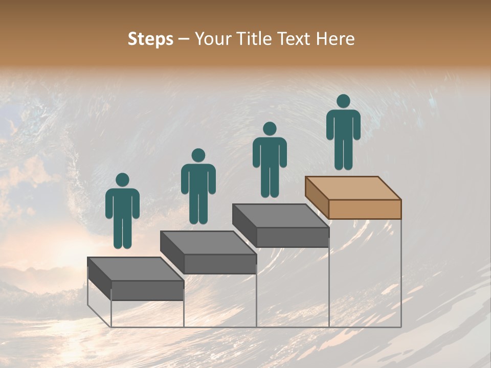 Coast Ripple Horizontal PowerPoint Template