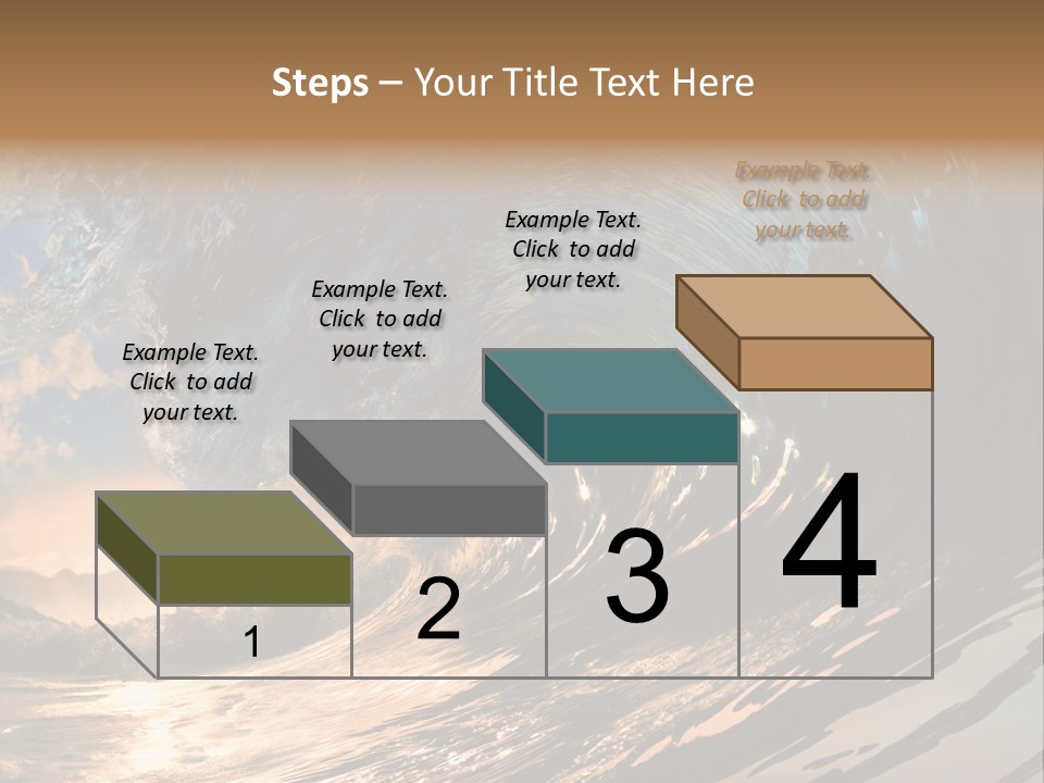 Coast Ripple Horizontal PowerPoint Template