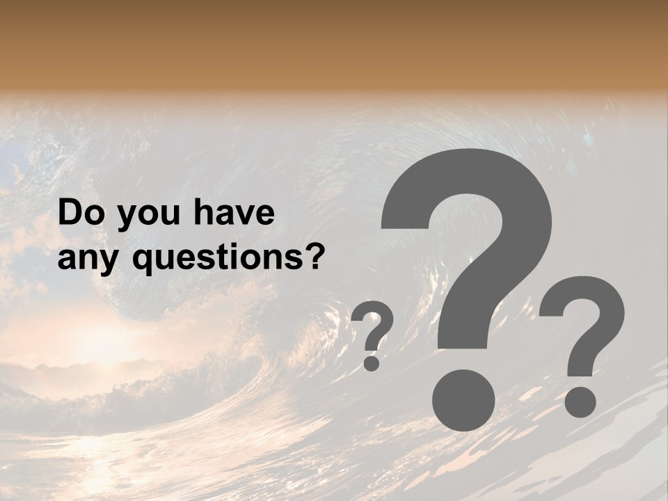 Coast Ripple Horizontal PowerPoint Template