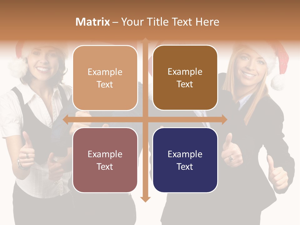 Man Isolated Female PowerPoint Template