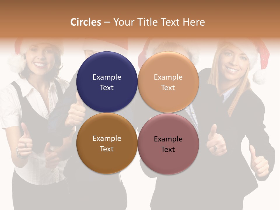 Man Isolated Female PowerPoint Template