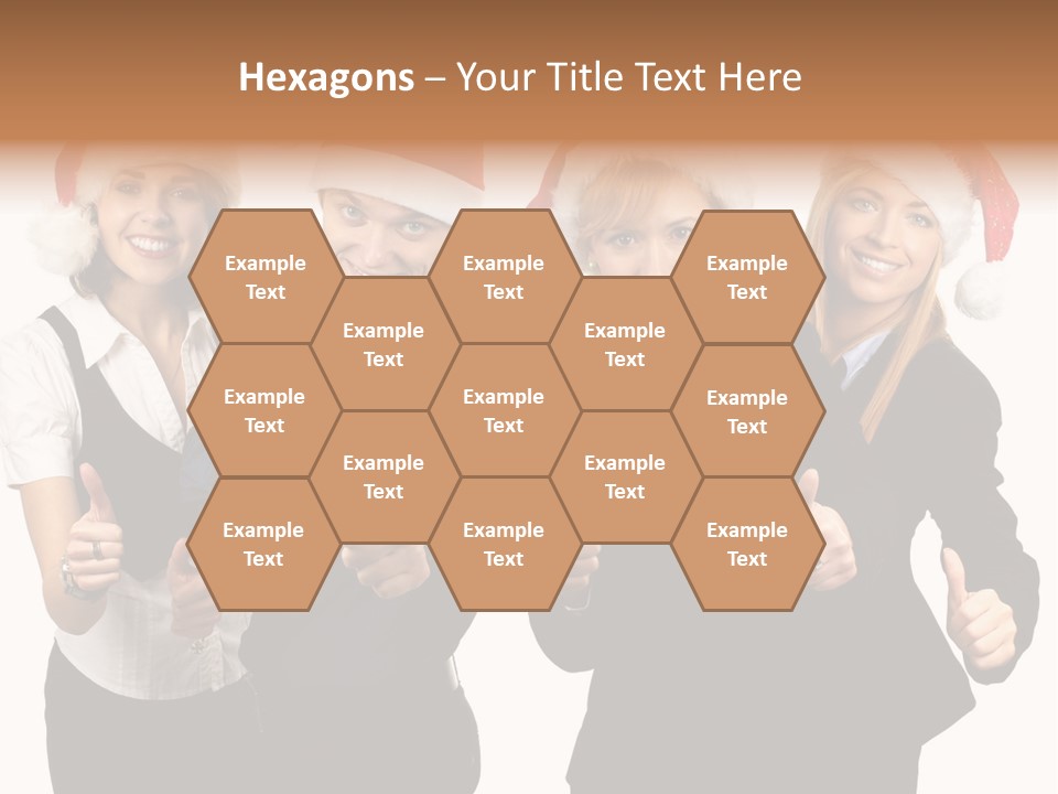 Man Isolated Female PowerPoint Template