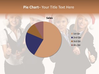 Man Isolated Female PowerPoint Template