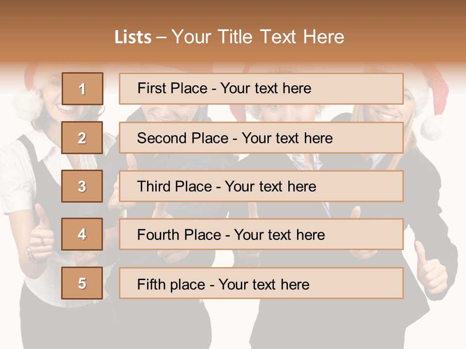 Man Isolated Female PowerPoint Template