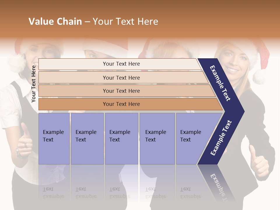 Man Isolated Female PowerPoint Template
